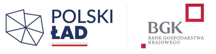 baner z logiem "Polski Ład" oraz Banku Gospodarstwa Krajowego