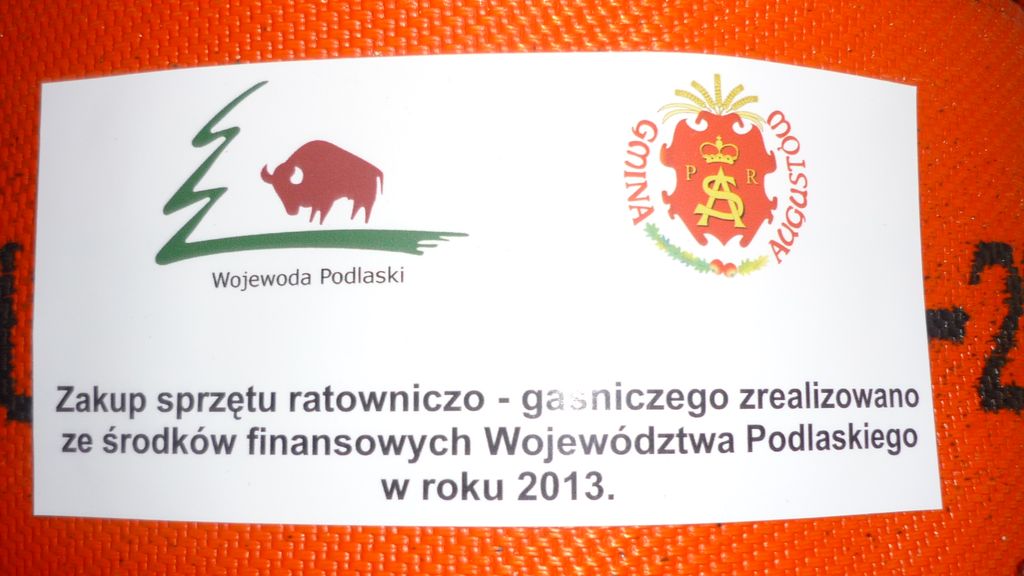 Dokumentacja fotograficzna sprzętu zakupionego z dotacji Województwa Podlaskiego